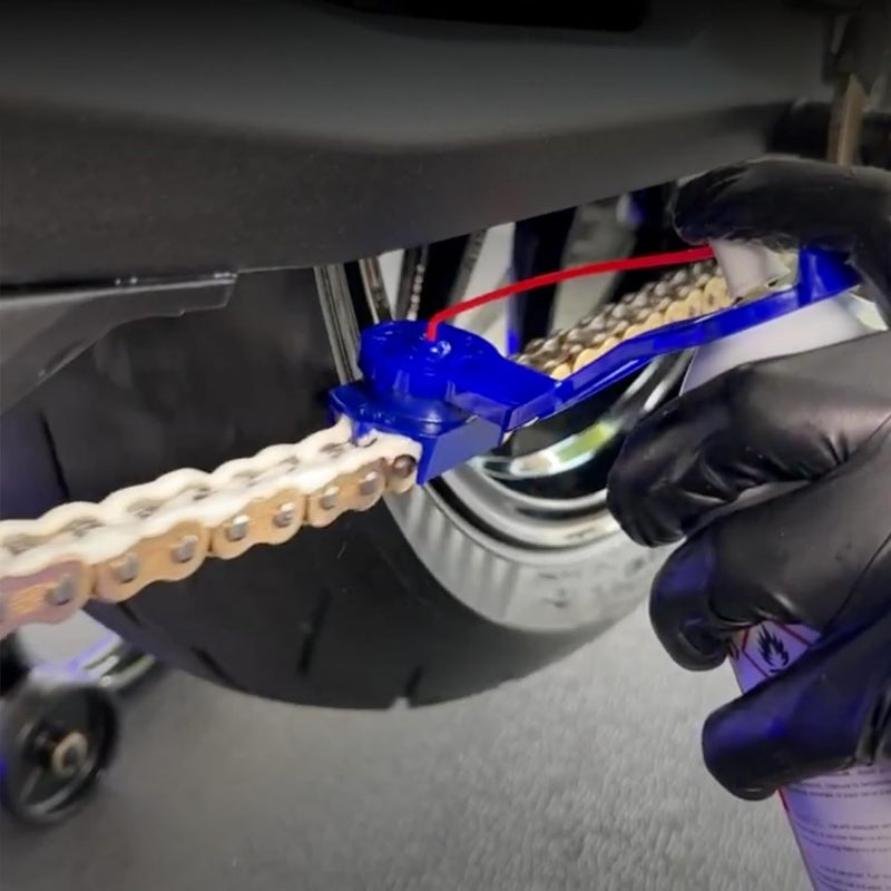 Oinker ® Motorcycle Chain Lube Applicator | 530 & 630 Chains, Mess-Free Chain Wax, Chain Cleaner - Image 2